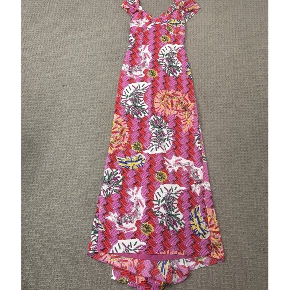 Zac Posen Dress Medium Long Off Shoulder Sweet Heart Neck Keyhole Back Train - Picture 7 of 12